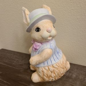 Ceramic Bunny Easter Decoration
